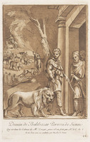 KG 14624
<br/>
Androclus met de leeuw
<br/>
<em>Caylus, Anne Claude Philippe, Comte de (1692-1765)</em>